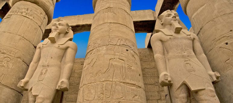 Travel to Egypt and Jordan to discover the history of Luxor temple and Petra