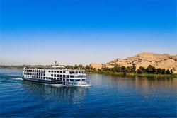 The River Nile begins in Lake Victoria in Uganda and travels for 4,160 miles through Ethiopia, Zaire, Kenya, Tanzania, Eritrea, Burundi, Rwanda, and Egypt.