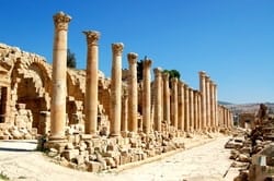 Jerash is one of the world’s best-preserved ancient Roman sites. Once known as Gerasa, Jerash is believed that it have been inhabited since the Neolithic Era.