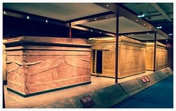 The tomb of King Tut in the Valley of the Kings in the West Bank of Luxor.