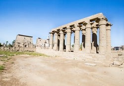Luxor Temple is only 2 miles away from Karnak temple. It was built by King Ramses II