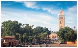 Kutubiyya Mosque is the largest mosque in Marrakesh, Morocco