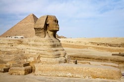 The Sphinx has inspired endless speculation about its age, its meaning and the secrets that it might hold.The Great Sphinx of Giza was constructed in the 4th Dynasty (2575 – 2467 B.C by the Pharaoh Khafre
