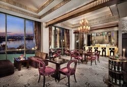 The Fairmont Nile City is one of the most luxurious hotels in Cairo, located right by the River Nile.