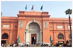 The Egyptian museum holds more than 120,000 pieces of monuments