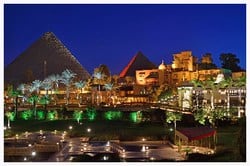 Mena House is one of the most unique hotels in Cairo, with its own rich and colorful history. Fascinating guests have frequented the property since 1869, and it has continuously held the attention of royalty, and political thinkers. It is surrounded by 40 acres of verdant green gardens; this palatial hotel is located in the shadows of the Great Pyramids of Giza in Cairo