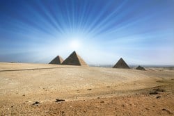Most Egyptologists believe that the Giza Pyramids were built to be tombs for the ancient Egyptian pharaohs.