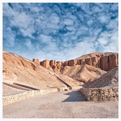 The Valley of the Kings in the West Bank of Luxor, here where the tomb of King Tut
