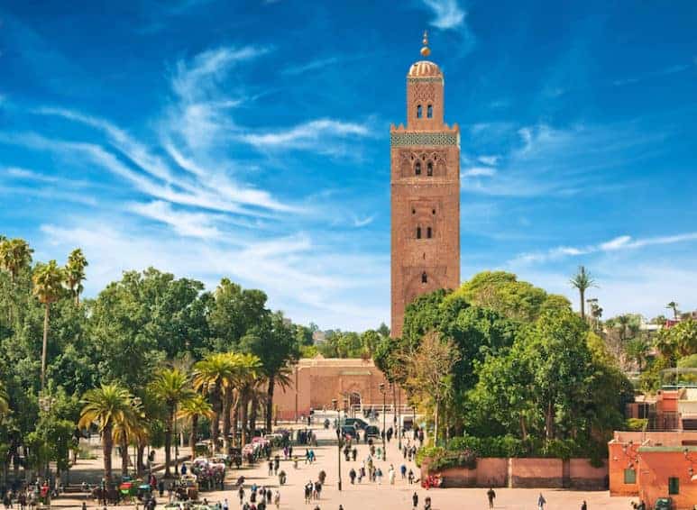 Marrakesh is very multi lingual—from business people to shopkeepers—most will be able to figure out where you from before you even say a single word.