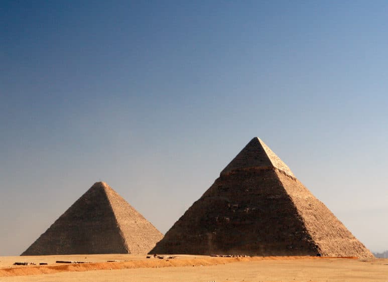 One of the most famous site in Egypt, The Great Pyramid