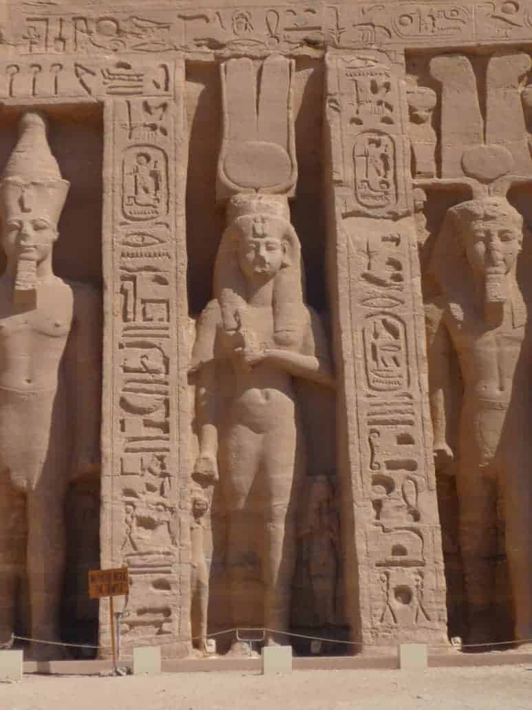 Nefertari in Abu Simbel Temple