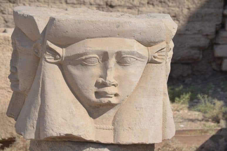 Goddess Hathor was found in many tombs in the Valley of the Queens