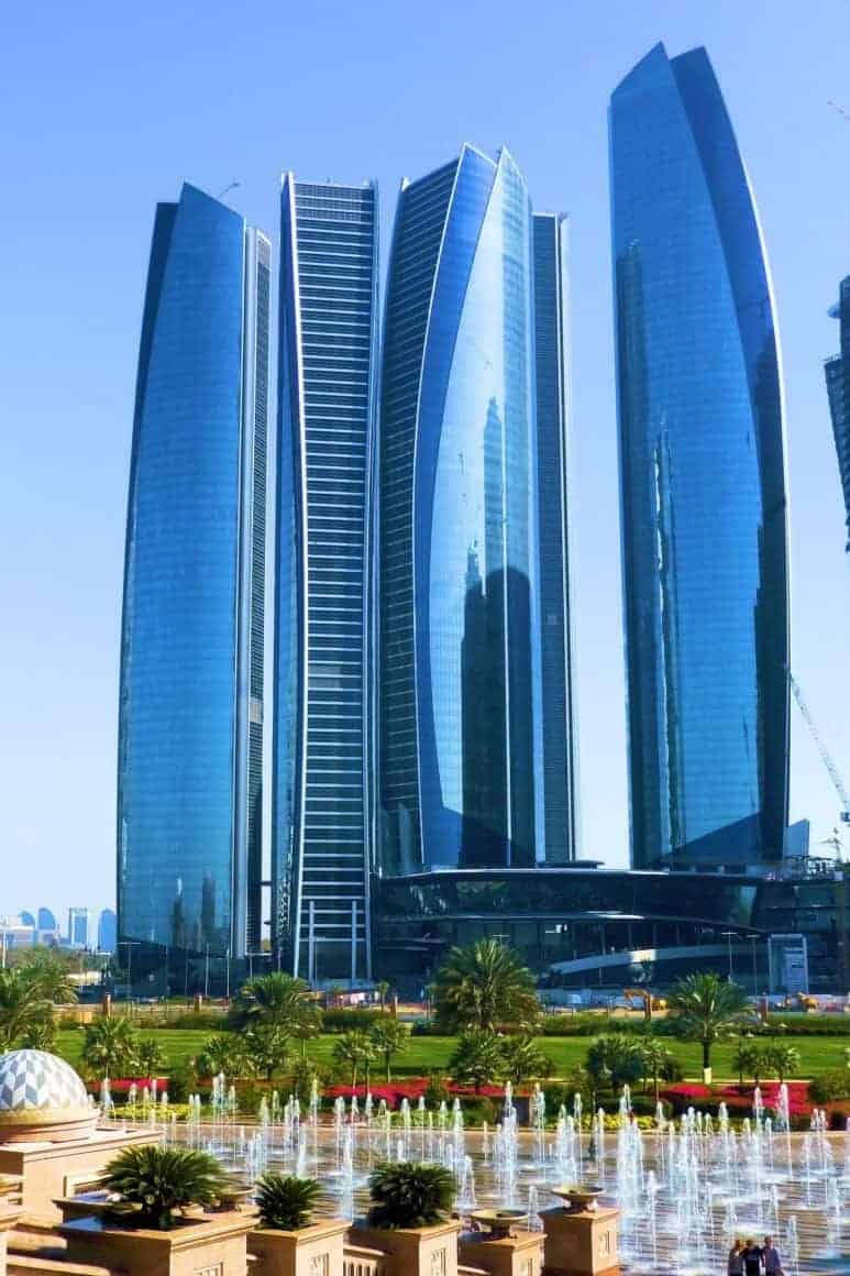 Etihad Towers in Abu Dhabi