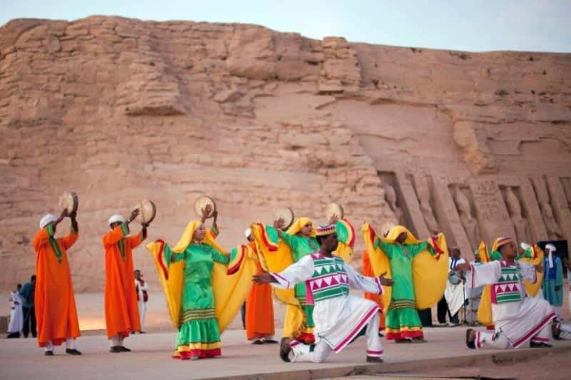 The Sun Feast in Abu Simbel Temple