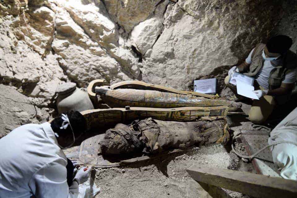 Royal mummies found in the new tomb