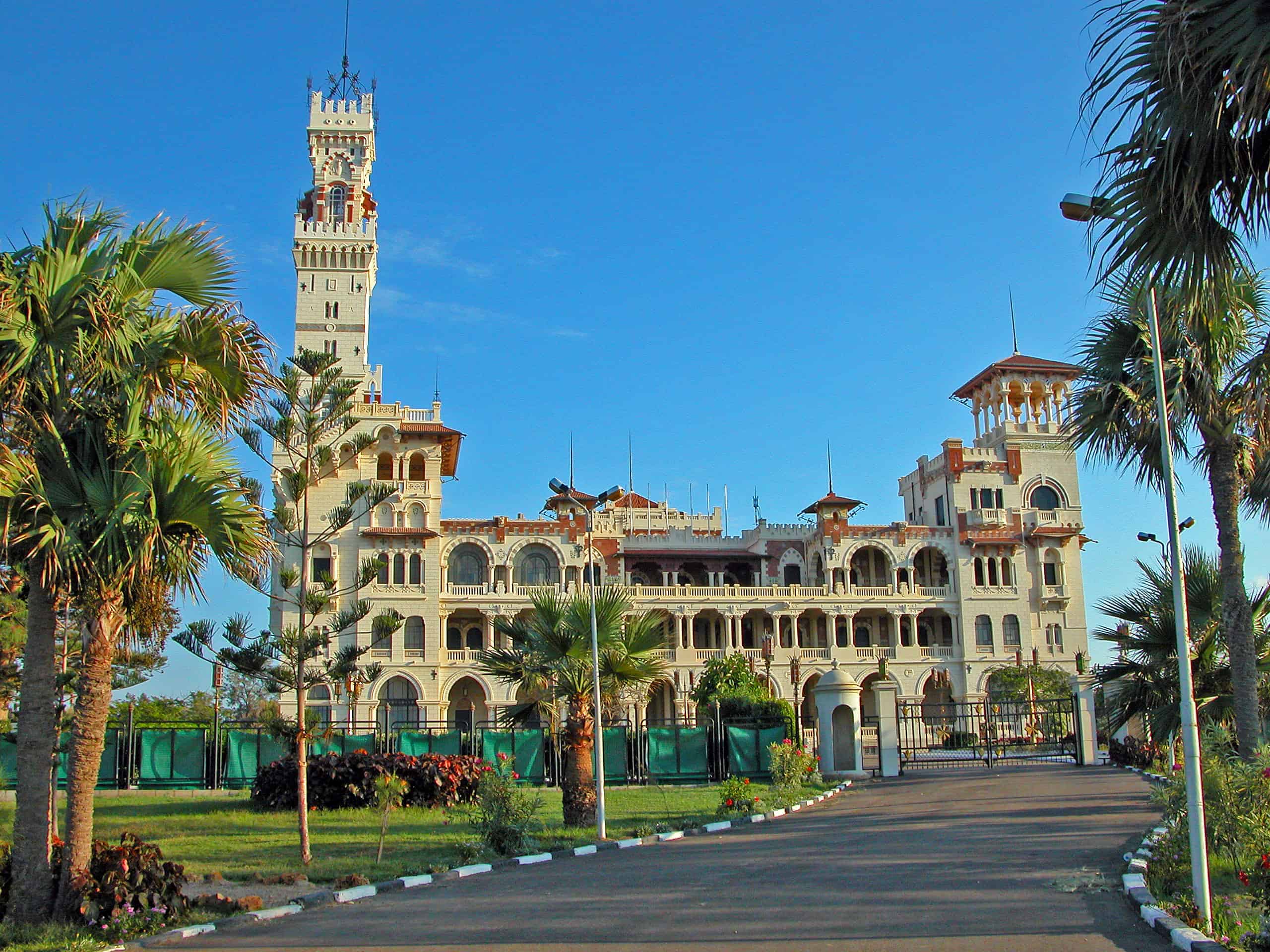 Montazah Palace Gardens are always on top of sights in Alexandria list