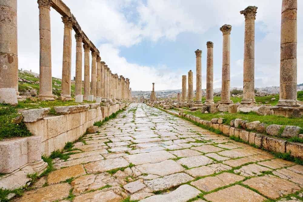 Jarash is one of the most famous attractions in Jordan