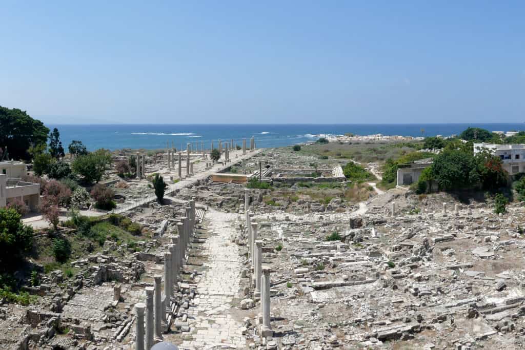 Al Mina archaeological site, Tyre, Lebanon