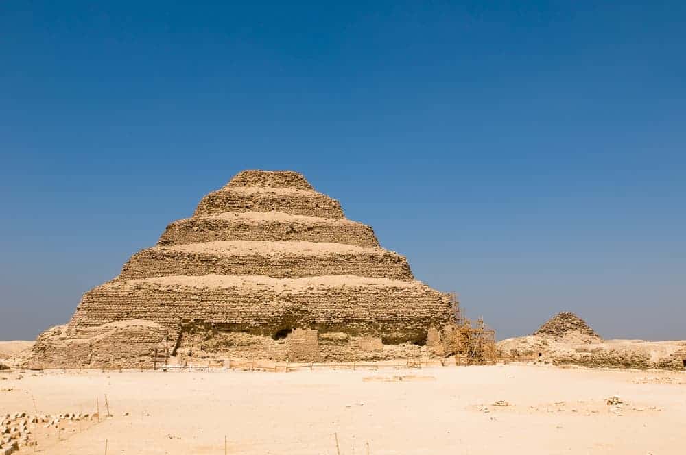 Djoser Step Pyramid in Saqqara, Egypt