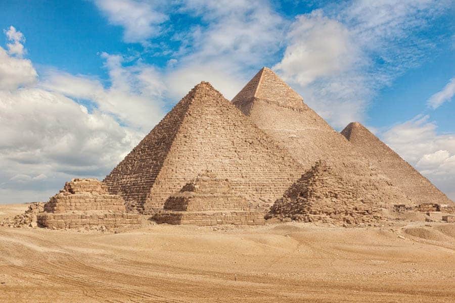 The great Pyramids of Giza