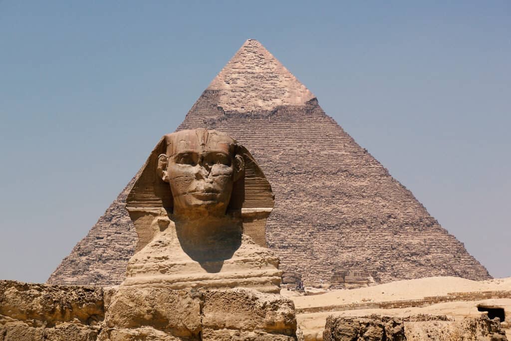Khafre's Pyramid and the Great Sphinx