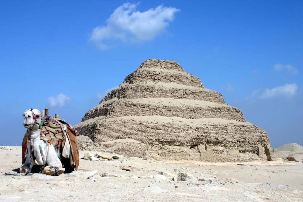 Djoser's step pyramid at Saqqara