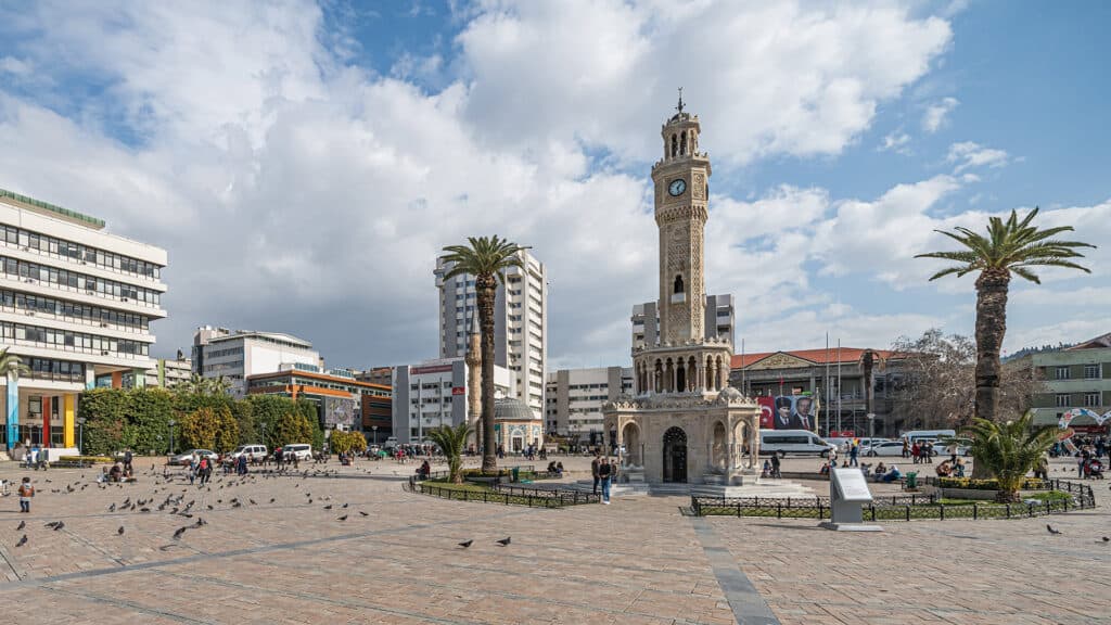 The Clock Tower in Izmir, Turkey