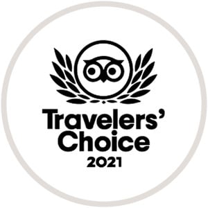 Tripadvisor Travelers Choice Badge 2021