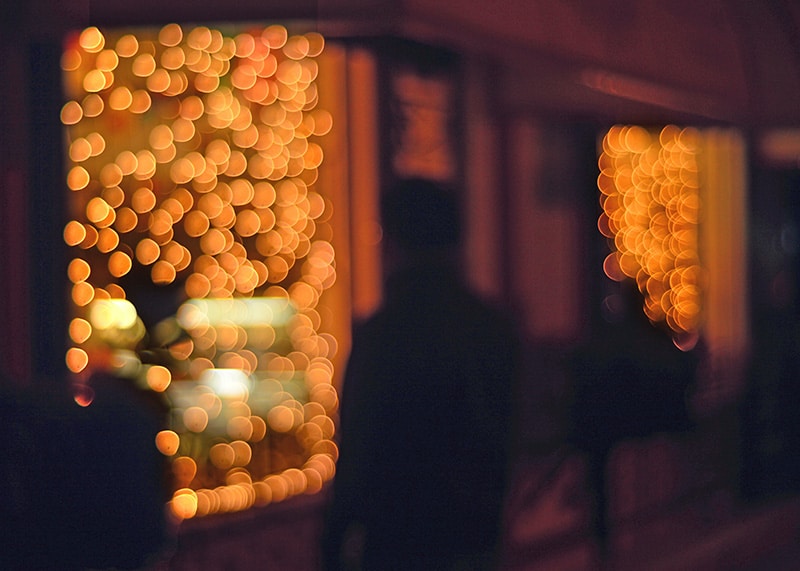 Late night streets Cairo on Christmas