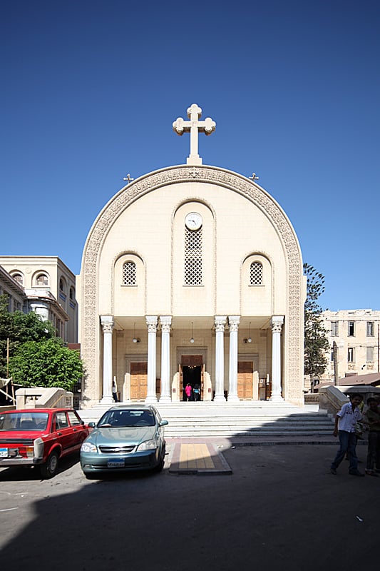 Saint Mark's Coptic Orthodox Cathedral in Alexandria, Egypt