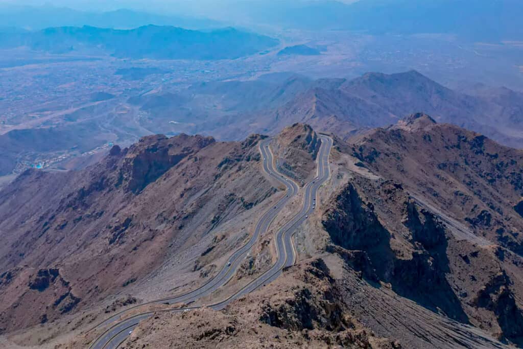 Al-Hada Mountain in Taif, Saudi Arabia