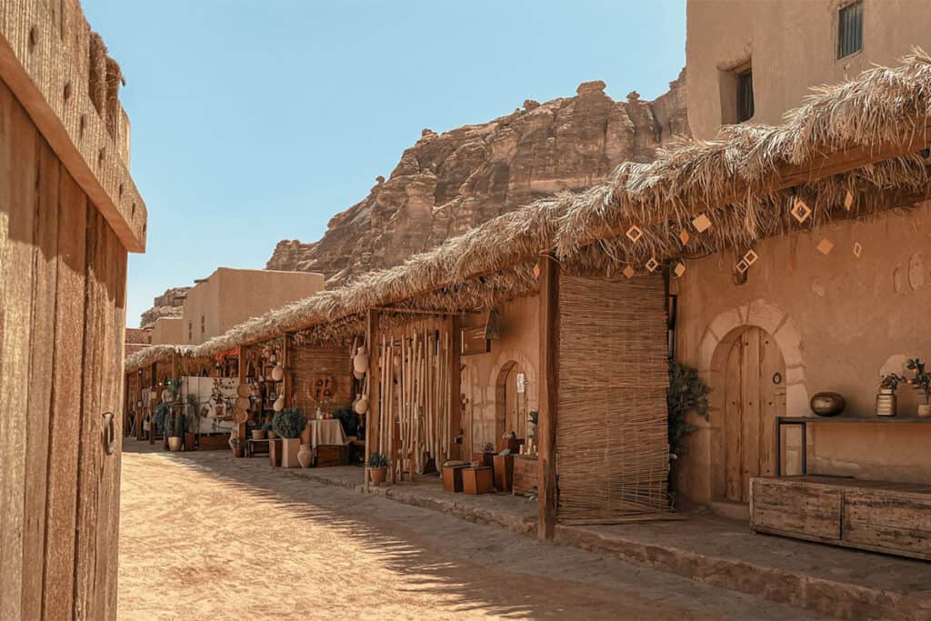 Local market in old AlUla, Saudi Arabia
