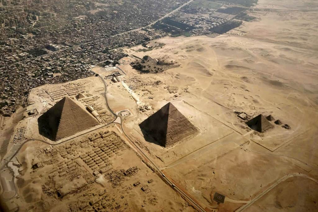 The Great Pyramids of Giza, Cairo, Egypt