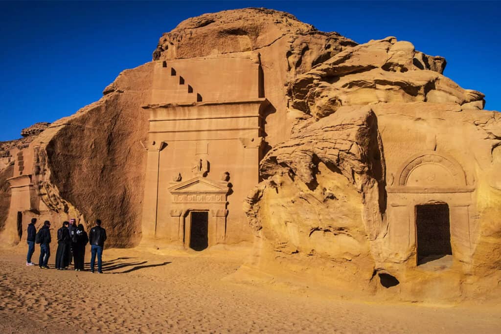 Tomb of Lihyan Son of Kuza, Hegra, Saudi Arabia